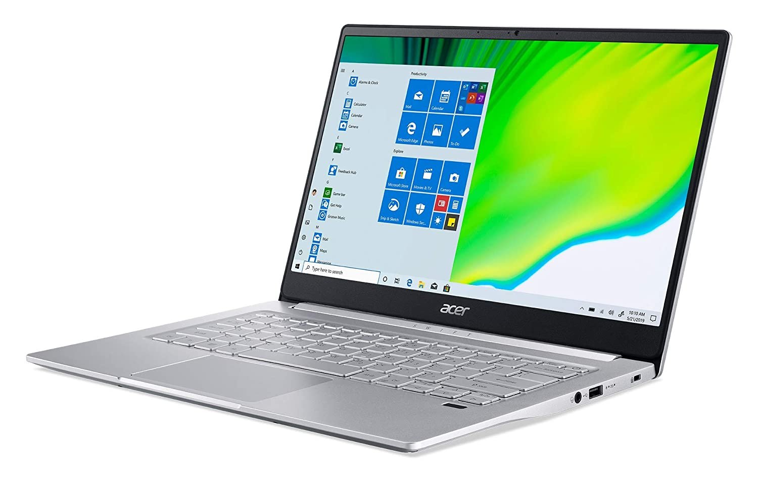 Acer Swift AMD Ryzen 4500U 14-inch Display Ultra Thin and